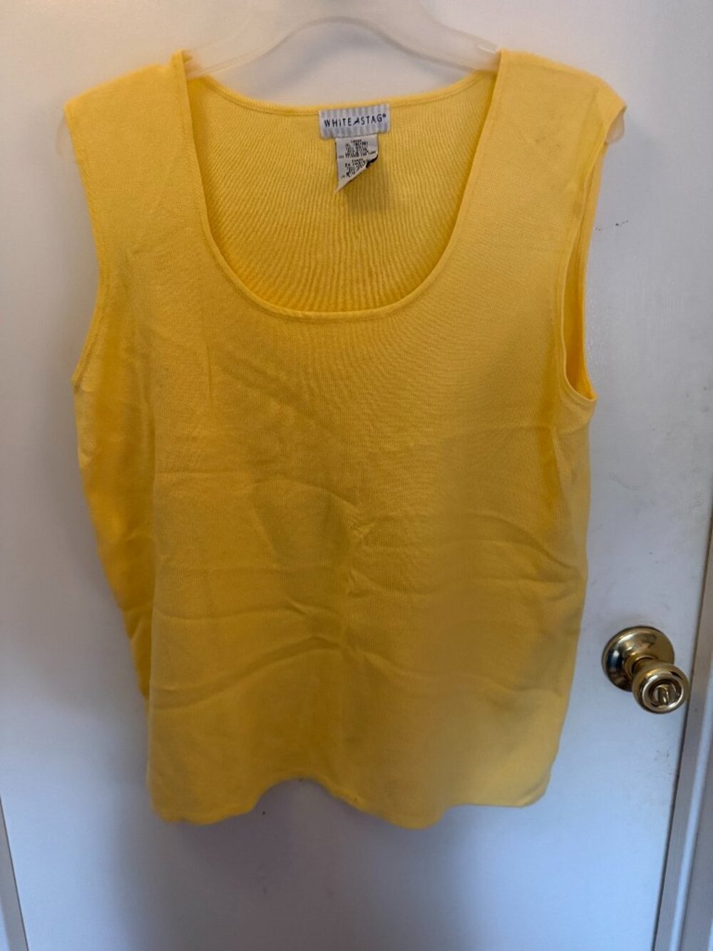 White Stag Canary Yellow Tank Top W XL